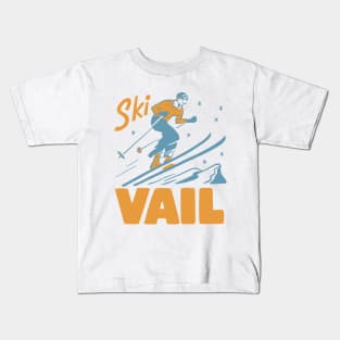 Ski Vail Colorado Kids T-Shirt